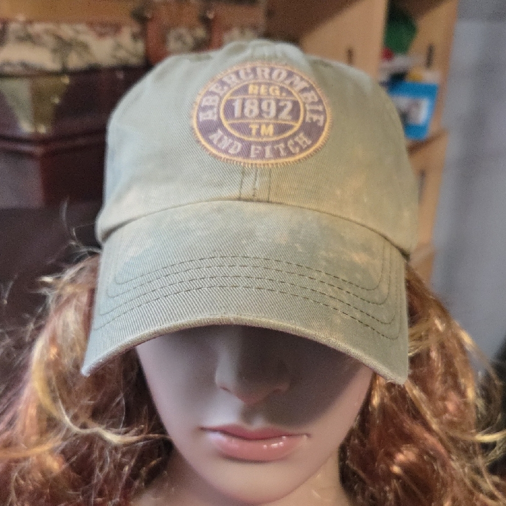 Vintage Abercrombie & Fitch Olive Green Cap From The 90's